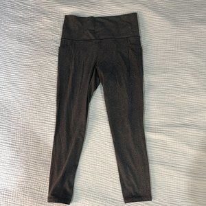 Athleta Salutation Stash 7/8 Tight Gray Size M